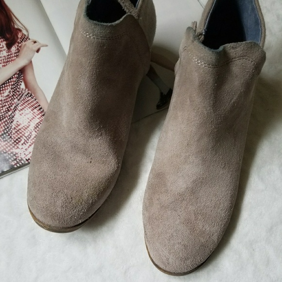 Toms Deia Desert Taupe Ankle Boots - Picture 4 of 5